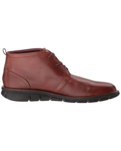 Ecco Leather Jeremy Hybrid Boot in Cognac (Brown) for Men - Lyst
