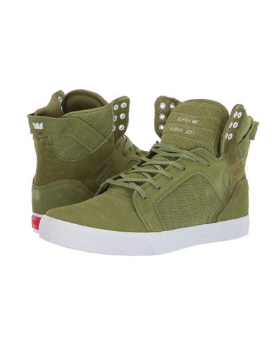 supra skytop olive