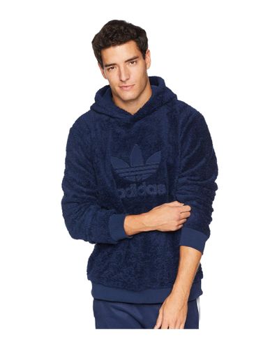 fuzzy adidas sweatshirt