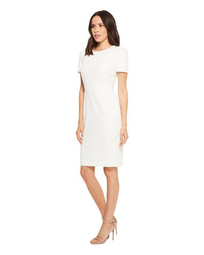 calvin klein short sleeve sheath dress