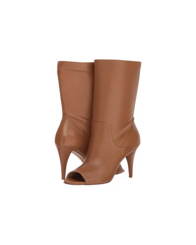 elaine open toe bootie