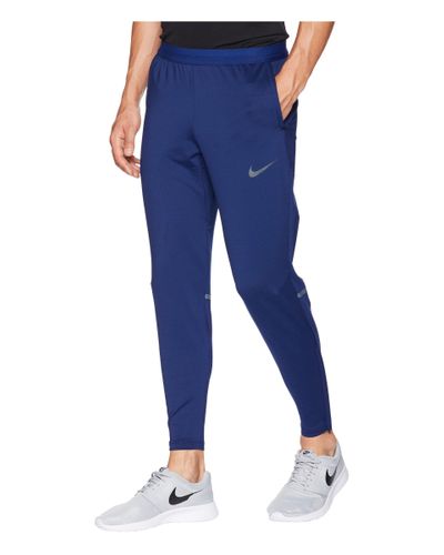 nike phenom pants blue