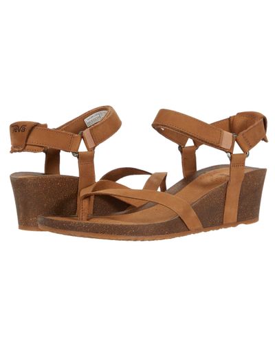teva mahonia wedge thong sandals