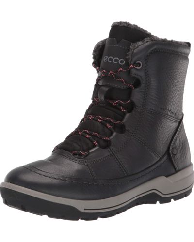 Ecco Leather Trace Lite Mid Hydromax Water-resistant Winter Snow Boot in  Black Nubuck (Black) - Lyst