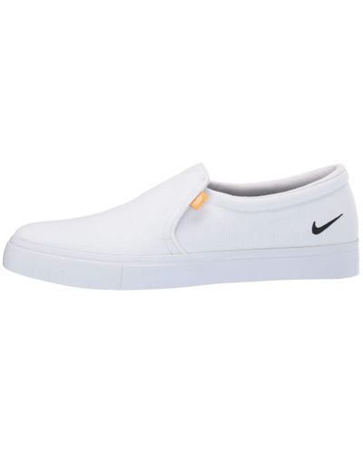 Nike Canvas Court Royale Ac Slip-on in White for Men - Lyst