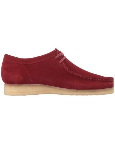 clarks shoes red