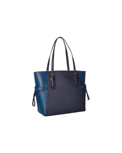 michael kors pale blue tote