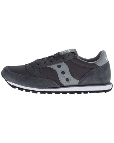 saucony jazz grey white
