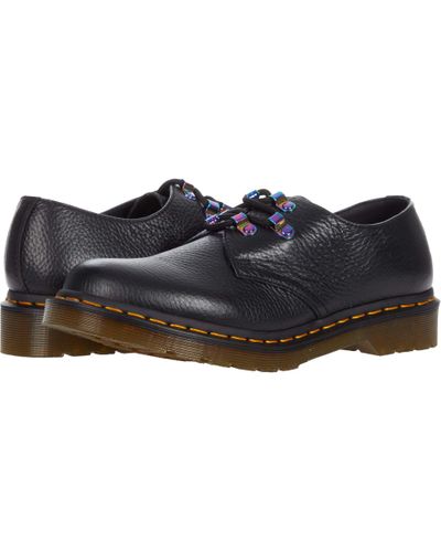 Dr. Martens Leather 1461 Iridescent Hardware Shoes in Black - Lyst