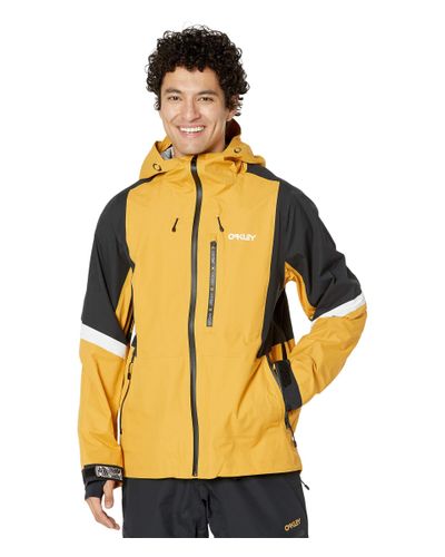 yellow shell jacket