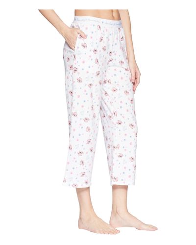 Life is Good Womens Cropped Sleep Pant Flower Toss