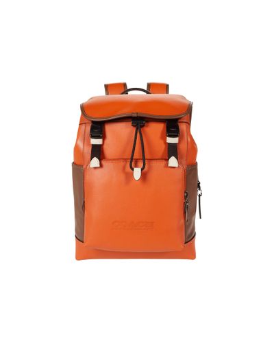 color block flap backpack