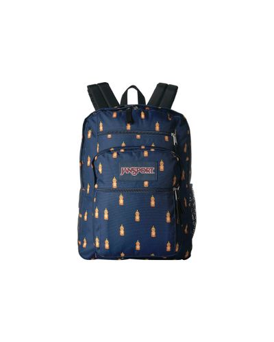 big blue backpack