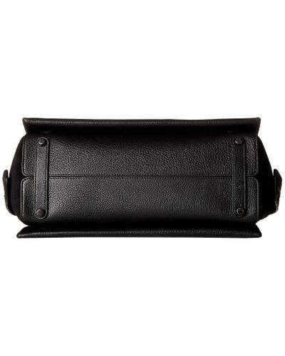 coach drew satchel black