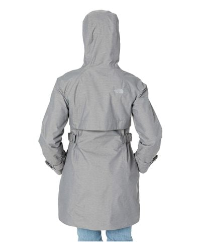 the north face city breeze rain trench