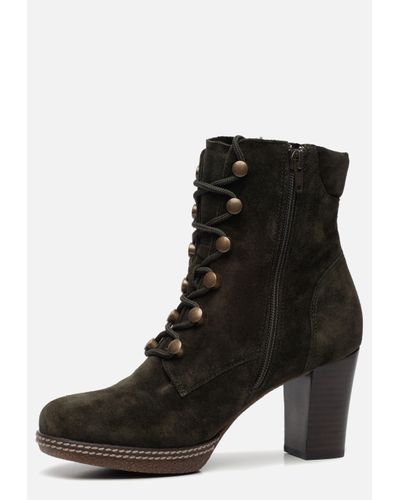 Gabor Comfort Veterboots Groen in het Groen - Lyst