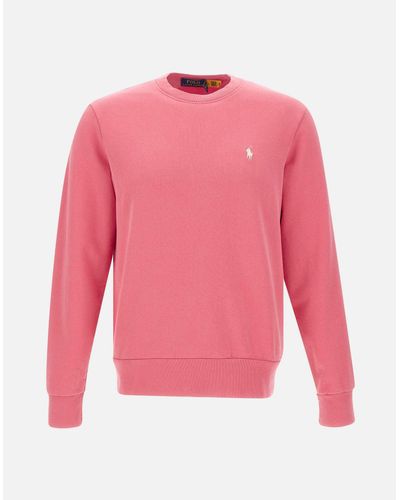 Polo Ralph Lauren Klassische Rosa Baumwoll-Sweatshirt - Pink