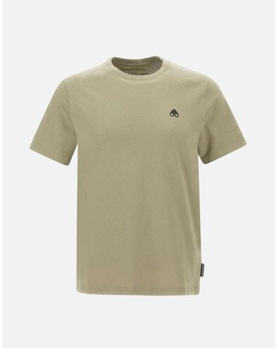 Moose Knuckles T-Shirt Aus Baumwolle - Grün