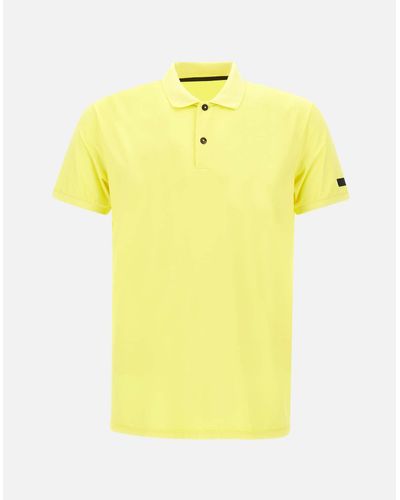 Rrd T-Shirt Aus Oxford-Stretch-Baumwolle - Gelb