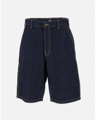 Dickies Dunkelblaue Jeansshorts Mit Hoher Taille