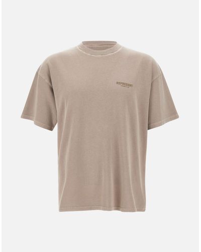Represent Owners Club Baumwoll-T-Shirt – Normale Passform Für Herren - Weiß