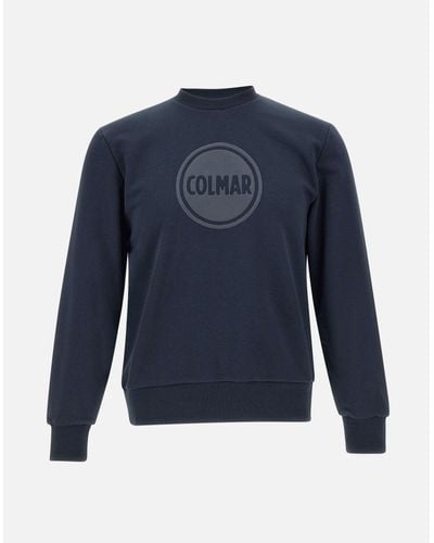 Colmar Blaues Connective-Sweatshirt Aus Baumwolle