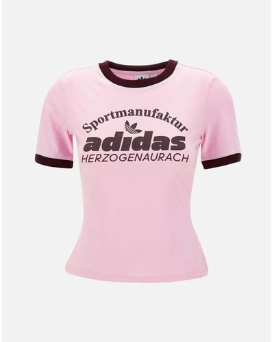 adidas Retro Grx Baumwoll-T-Shirt - Pink