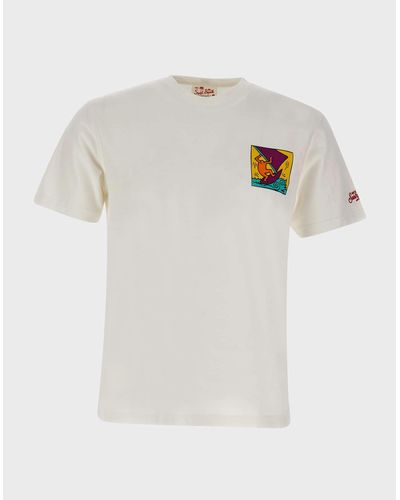 Mc2 Saint Barth Keith Haring Special Edition Weißes T-Shirt