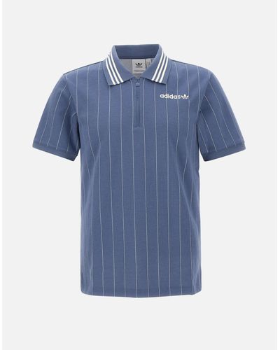 adidas Premium-Poloshirt Aus Zuckerpapier - Blau