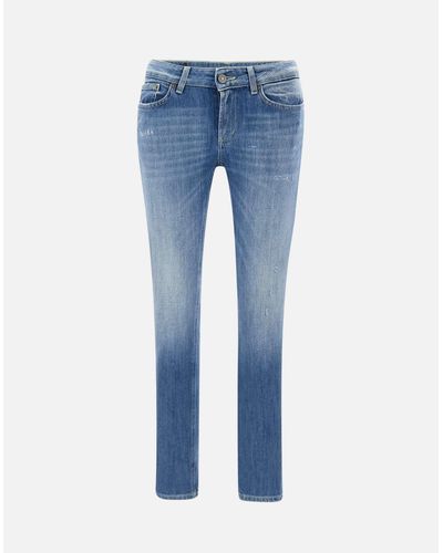 Dondup Skinny-Fit-Jeans Von Monroe Denim - Blau