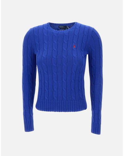 Polo Ralph Lauren Klassischer Pullover Aus Pima-Baumwolle, Electric - Blau