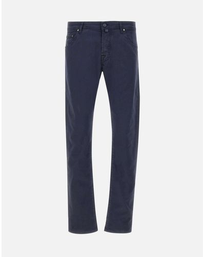 Jacob Cohen Mitternachtsblaue Nick-Jeans Mit Exklusiven Accessoires