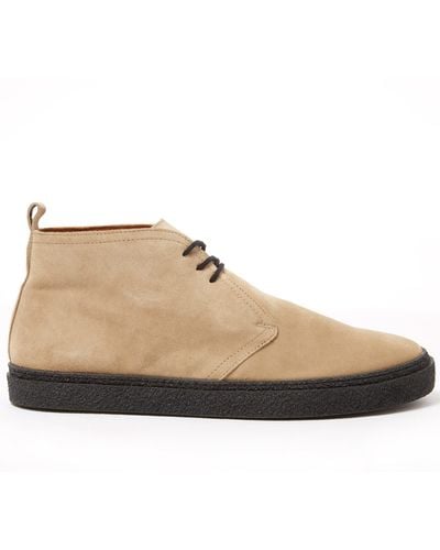 Fred Perry Hawley Suede Chukka Boots - Natural