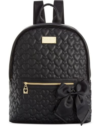 Betsey Johnson Macy's Exclusive Quilted Backpack - Black