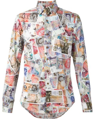 Vivienne Westwood Money Print Shirt - Multicolor
