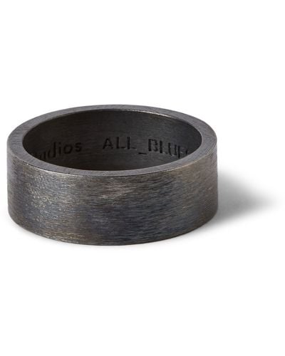 Acne Studios Oxidized Sterling Silver Ring - Metallic