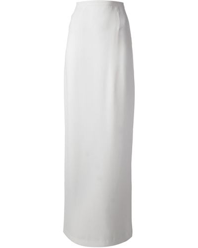Raoul Long Pencil Skirt - White