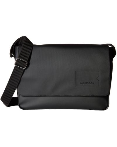 Lacoste Classic Messenger Bag - Black