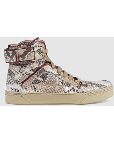 Gucci Python High-top Sneaker - Multicolor