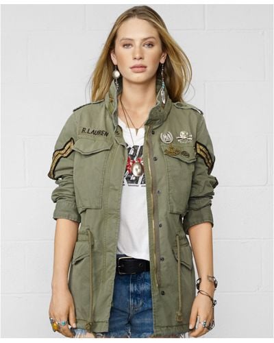 Denim & Supply Ralph Lauren Military Anorak Field Jacket - Green
