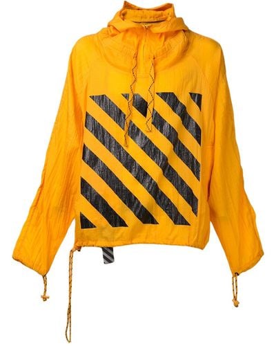 Off-White c/o Virgil Abloh Windbreaker Jacket - Yellow