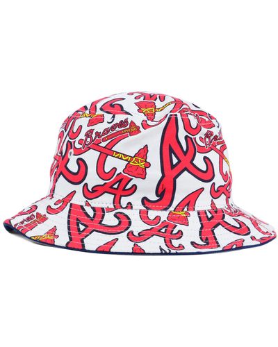 '47 Atlanta Braves Bravado Bucket Hat - Red