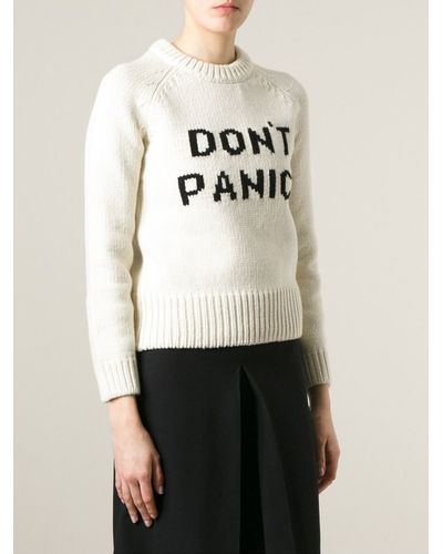 Marc By Marc Jacobs 'Don'T Panic' Sweater - White