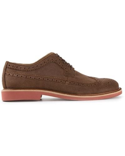 Polo Ralph Lauren Brogue Derby Shoes - Brown