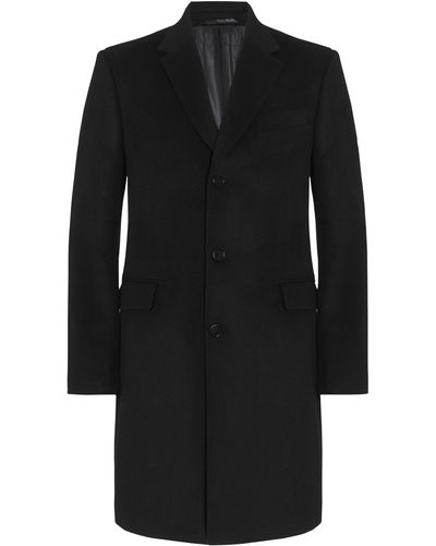 Jaeger Wool Cashmere Overcoat - Black