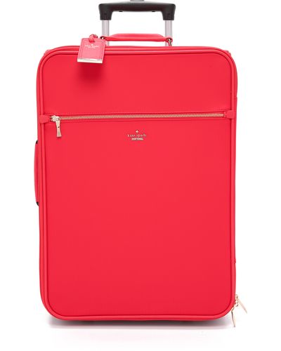 Kate Spade International Carry On Suitcase - Cherry Liqueur - Red