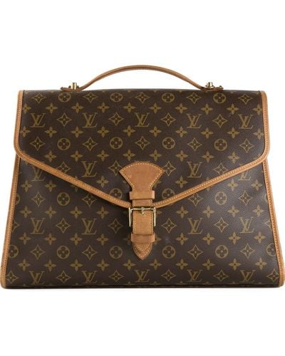 Louis Vuitton Vintage 'Beverly Gm' Briefcase - Brown