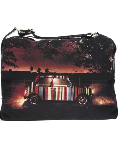 Paul Smith Car Print Shoulder Bag - Black