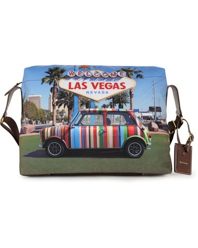 Paul Smith Mini Las Vegas Flight Bag - Multicolour