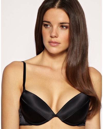 Ultimo Miracle A D Diamante Back Bra With Removable Gel Pads - Black